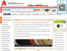 Tablet Screenshot of apexdiamondtools.com
